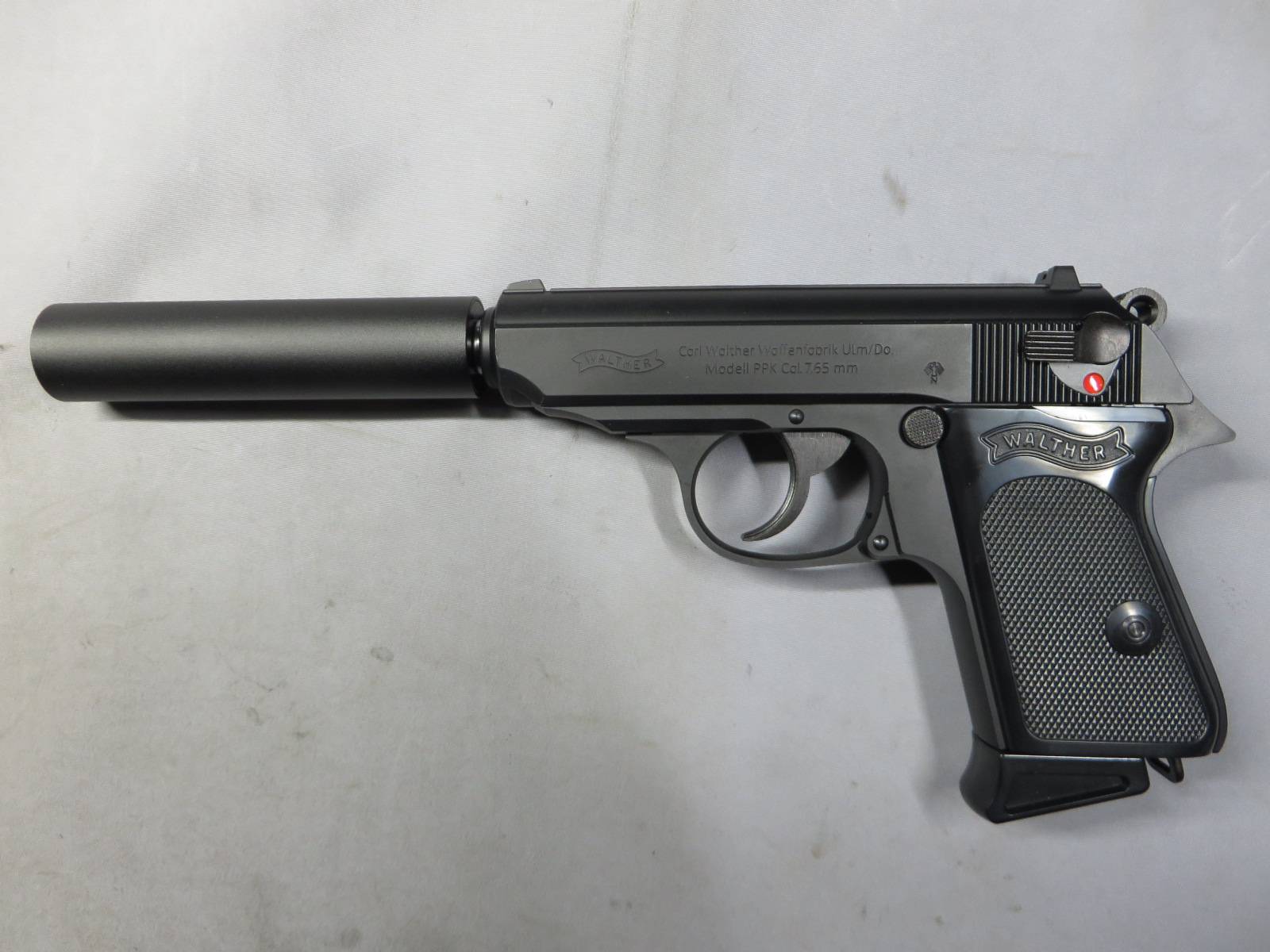 【マルゼン】ワルサー PPK ブラック・サイレンサーセット