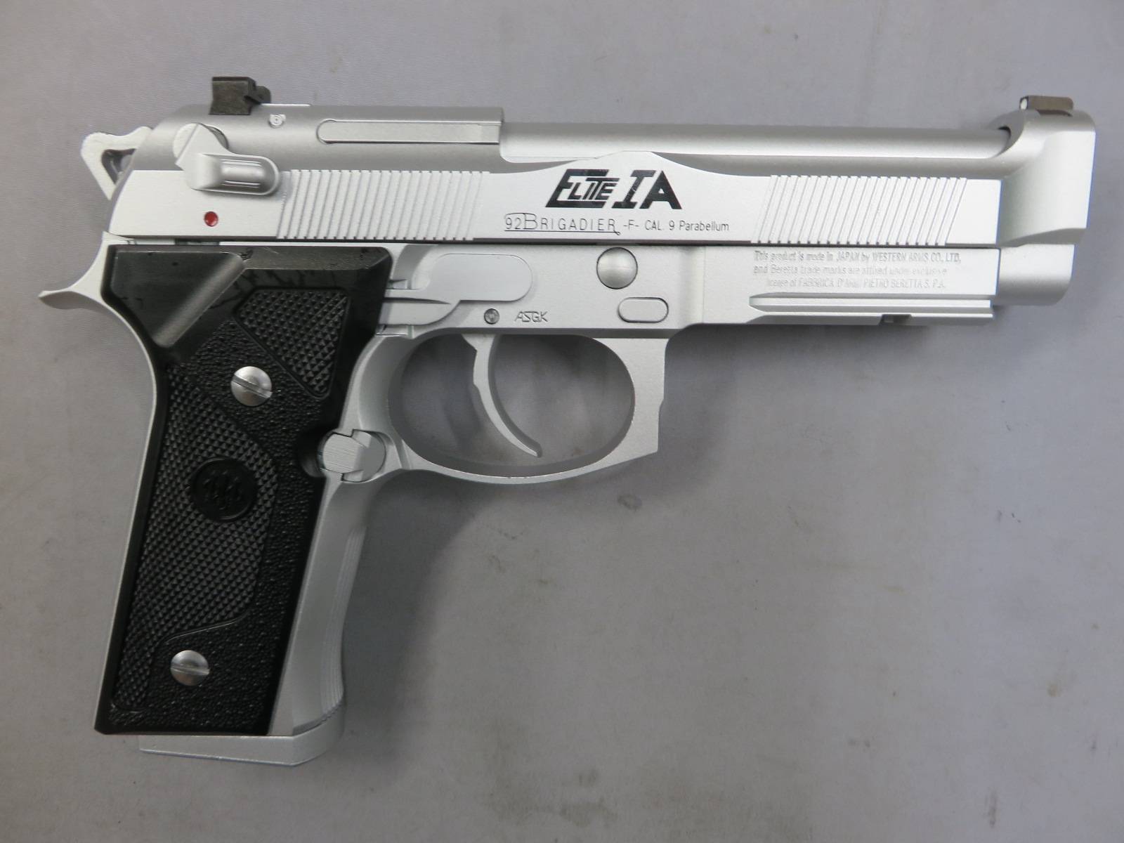 【ウエスタンアームズ】ベレッタM92FS エリート1A オールシルバー