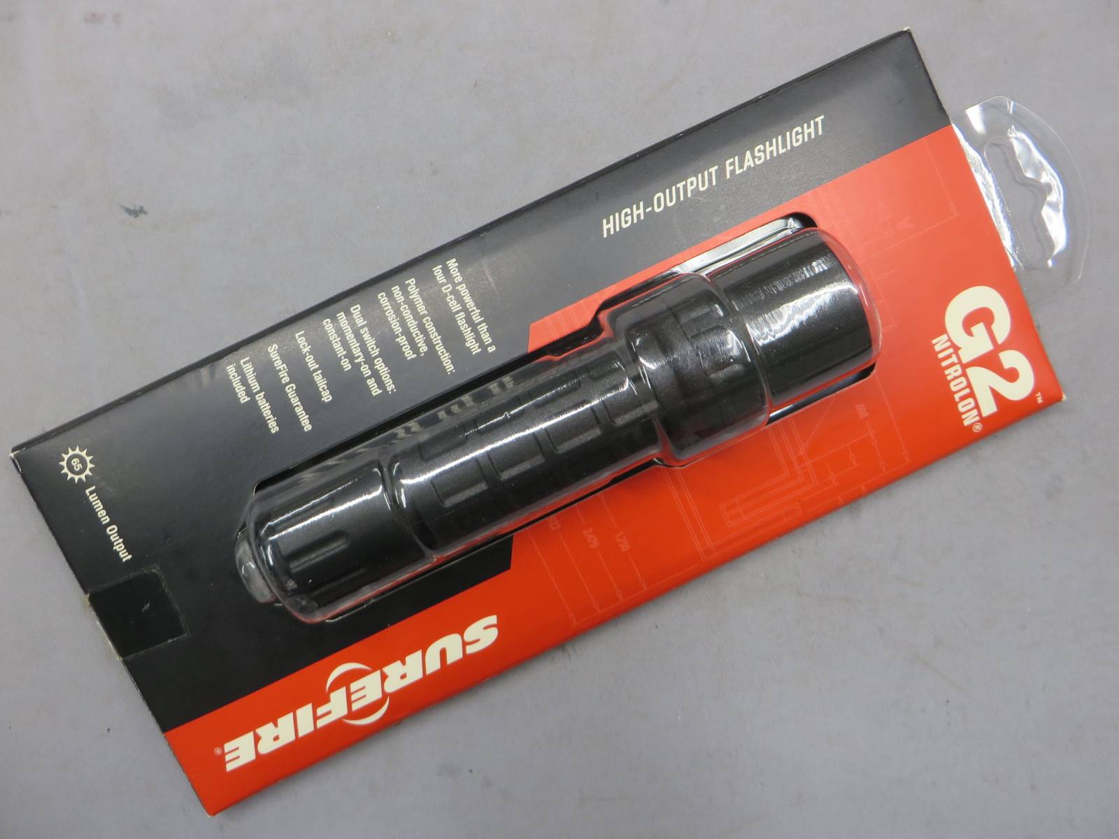 【SUREFIRE】G2 NITOLON・Model G2-BK