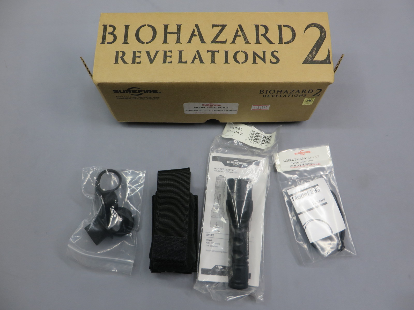 【SUREFIRE】BIOHAZARD　REVERATION 2　MODEL 6PX-D-BK-BIO