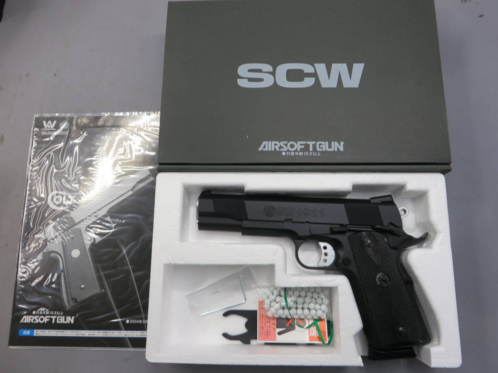 【ウエスタンアームズ】S&W SW1911 ブラック