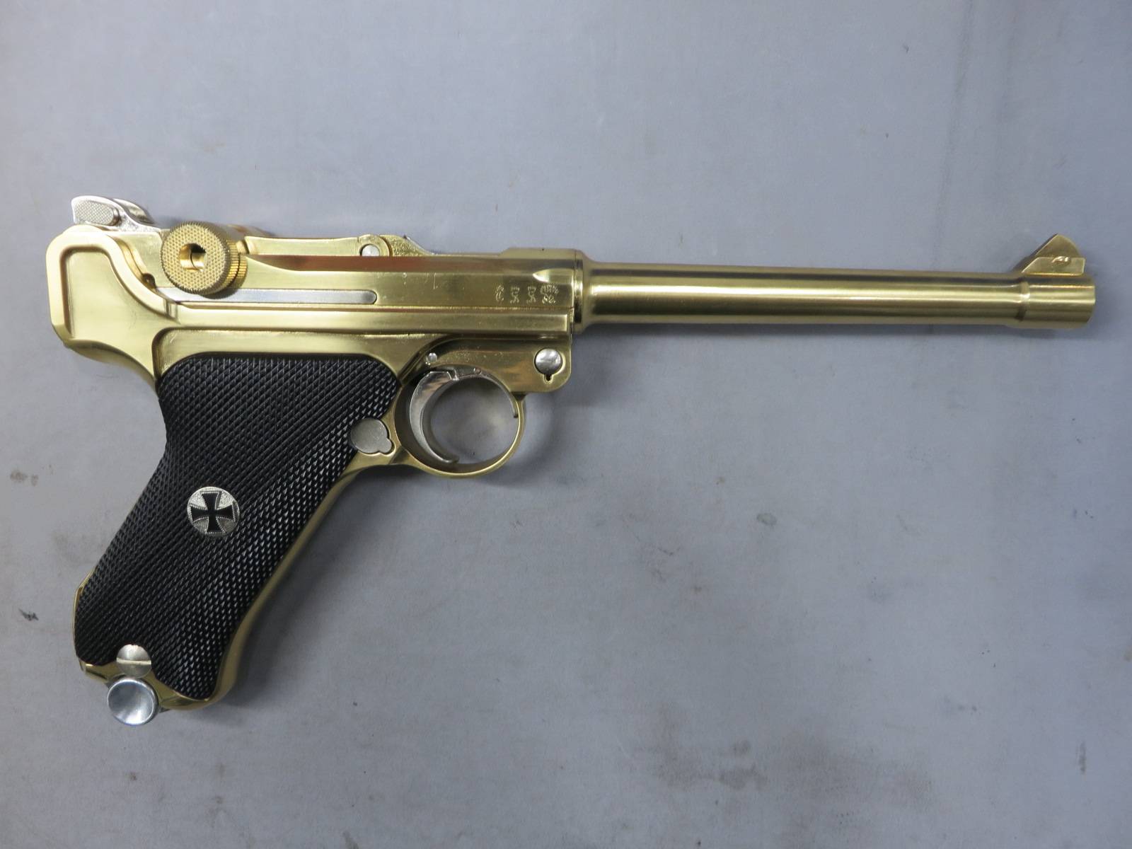 【フランクリンミント・マルシン】ルガーP08 6in マリーネ・金属モデルガン