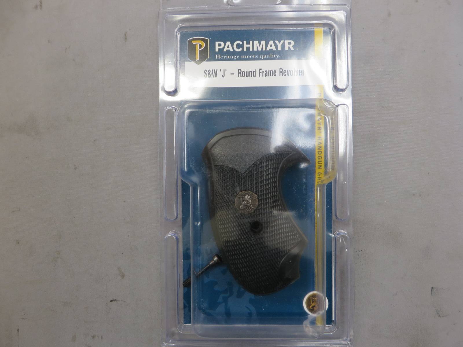 【パックマイヤー】S&W Jフレーム ラウンドフレーム ラバーグリップ
