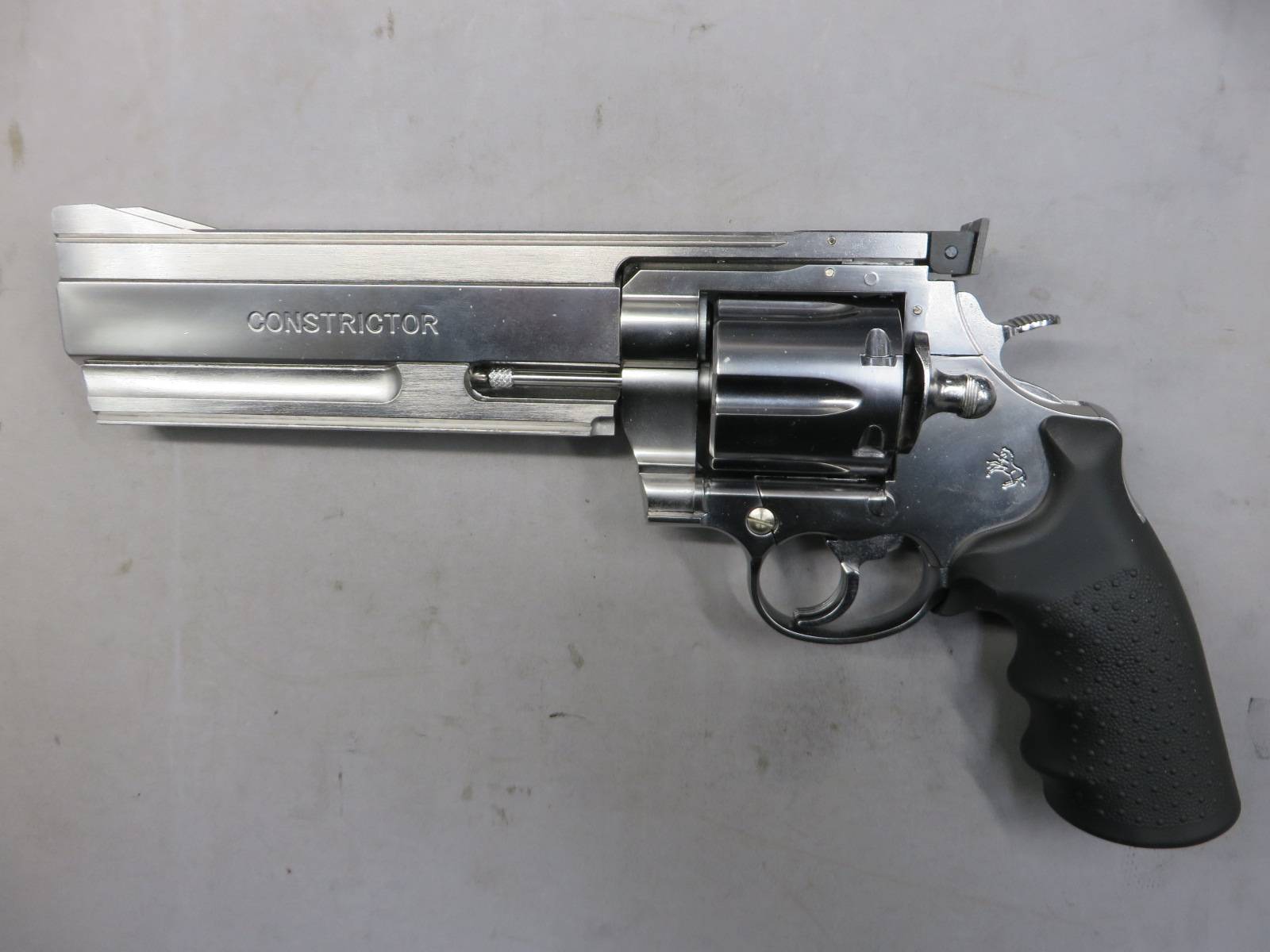 【マルシン】コンストリクター 6mmBB リアルXカート シルバー HOGUEタイプ グリップ仕様