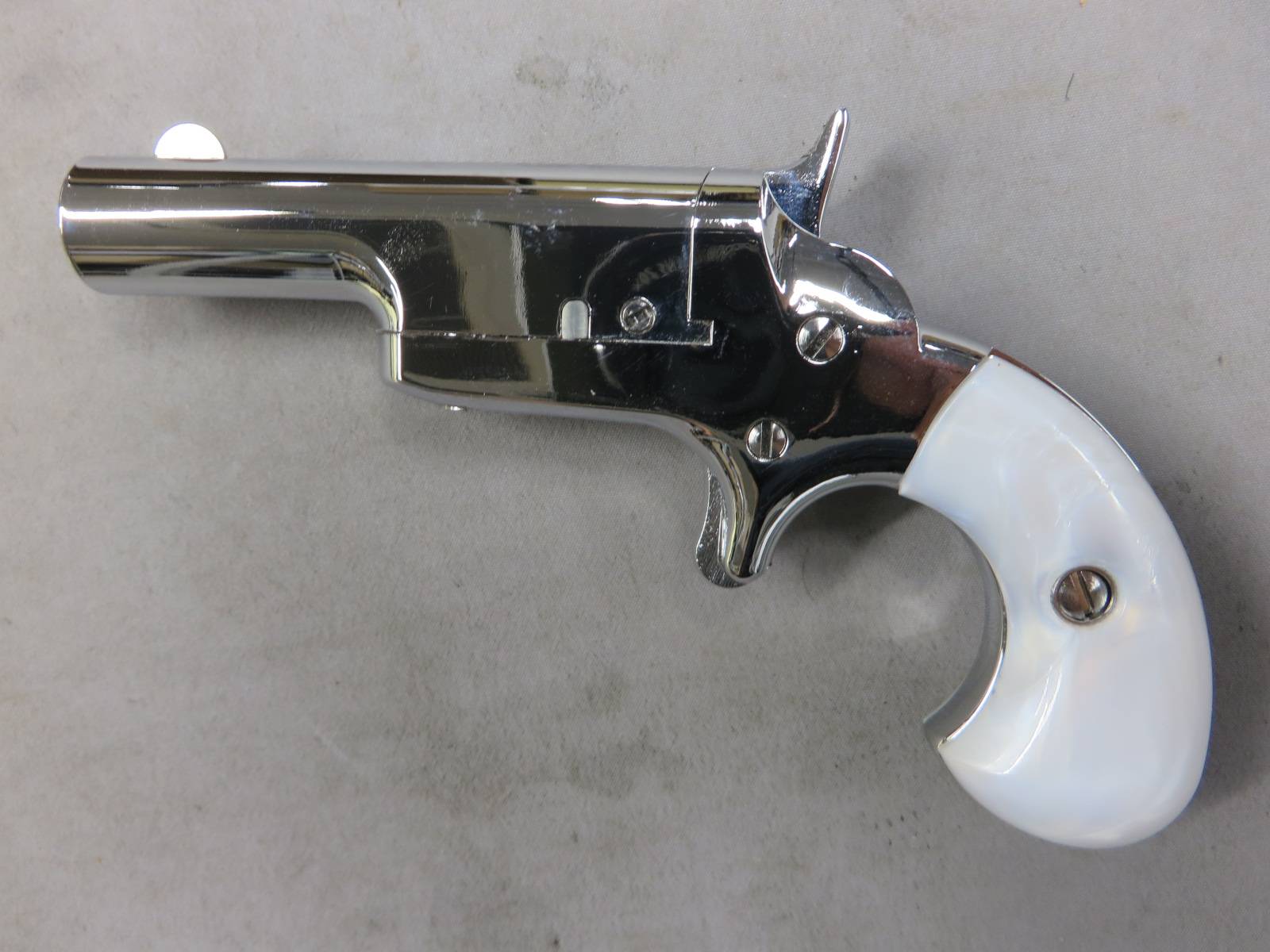 【ハートフォード】デリンジャー No.3 オールシルバー モデルガン