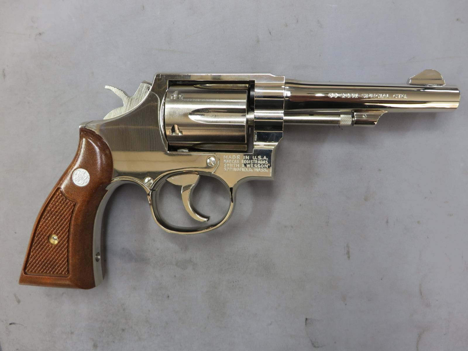 【タナカ】S&W M10 ミリタリー＆ポリス 4in ニッケル Ver.3