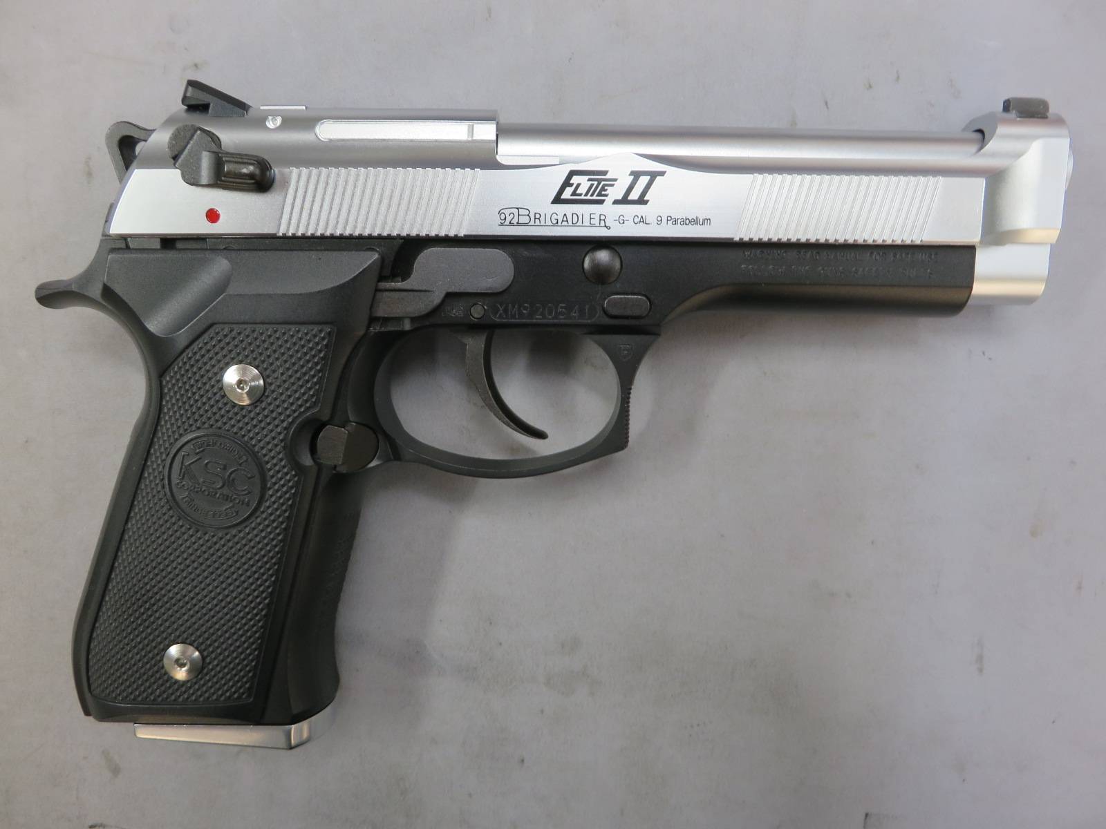【KSC】M92 エリート2 スライドシルバー