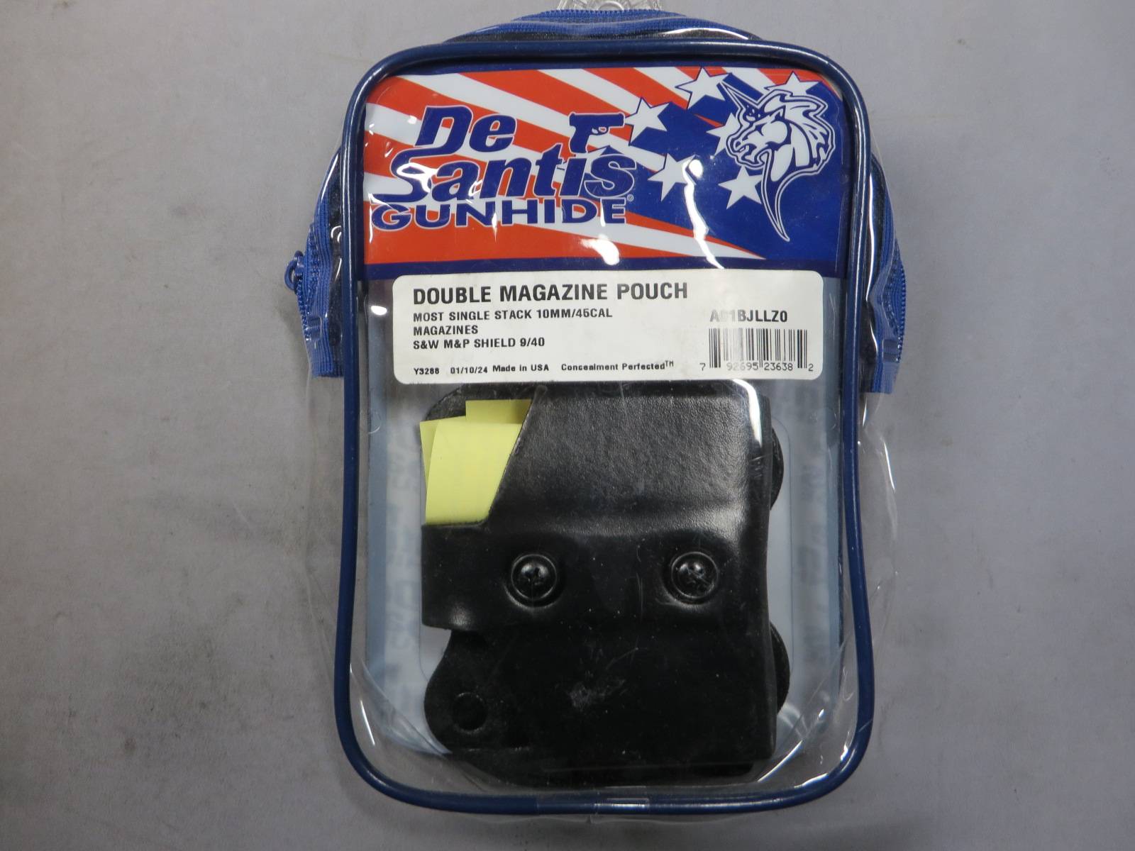 【DeSantis】ダブル マガジンポーチ・シングルスタック