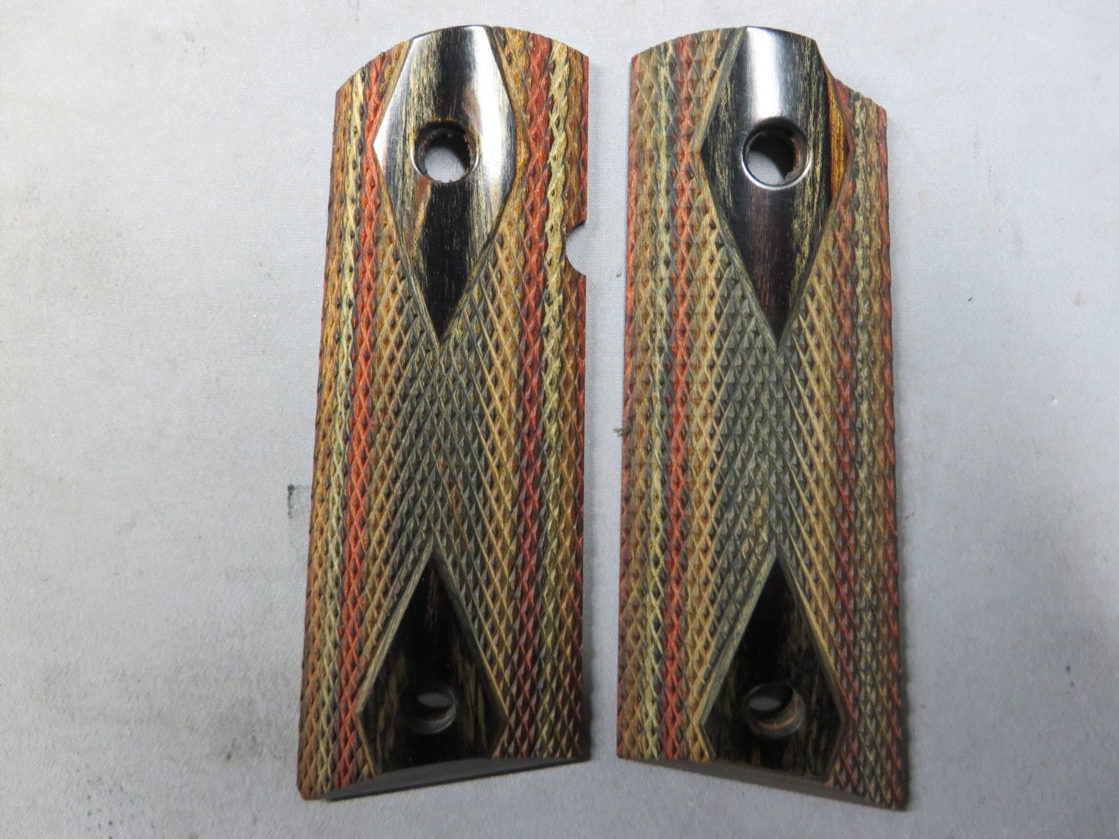 【キムアーレンズ】ROYAL JACARANOR Dymondwood オフィサーズ グリップ