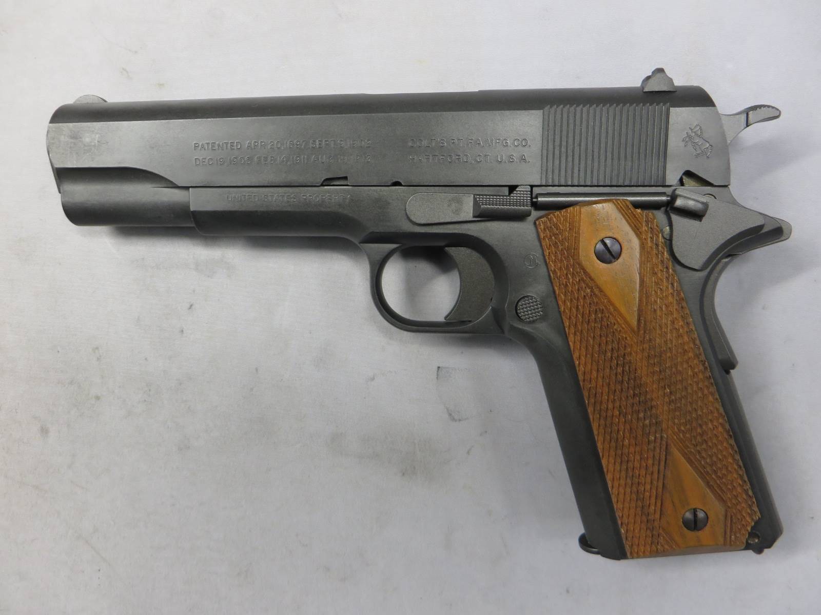 【ウエスタンアームズ】コルトM1911 カーボンブラック HW