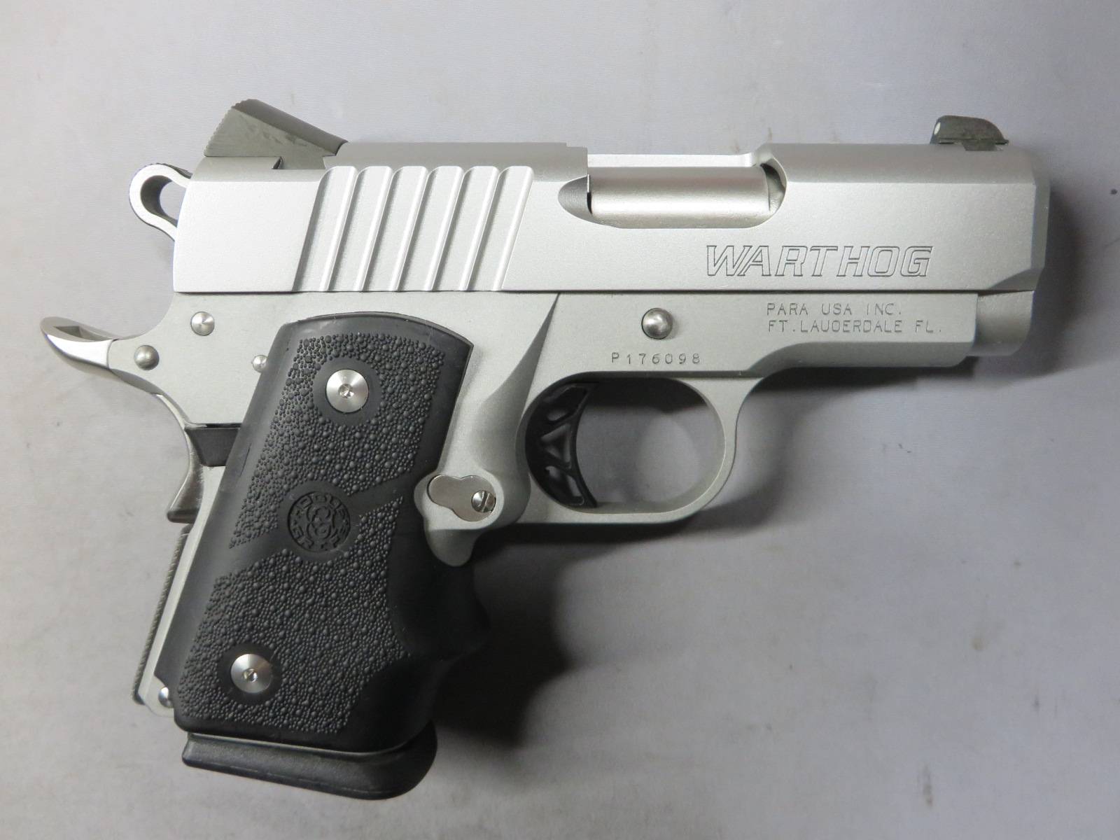 【BWC】Pra-Ordnance P10 Para WARTHOG シルバー モデルガン + グリップパネル