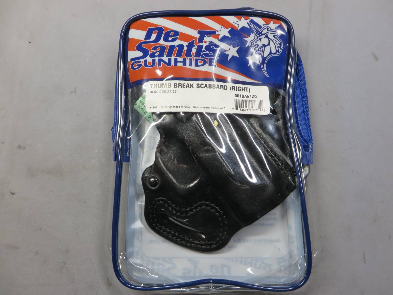 【DeSantis】サムブレイク SCABBARD （RIGHT）ホルスター