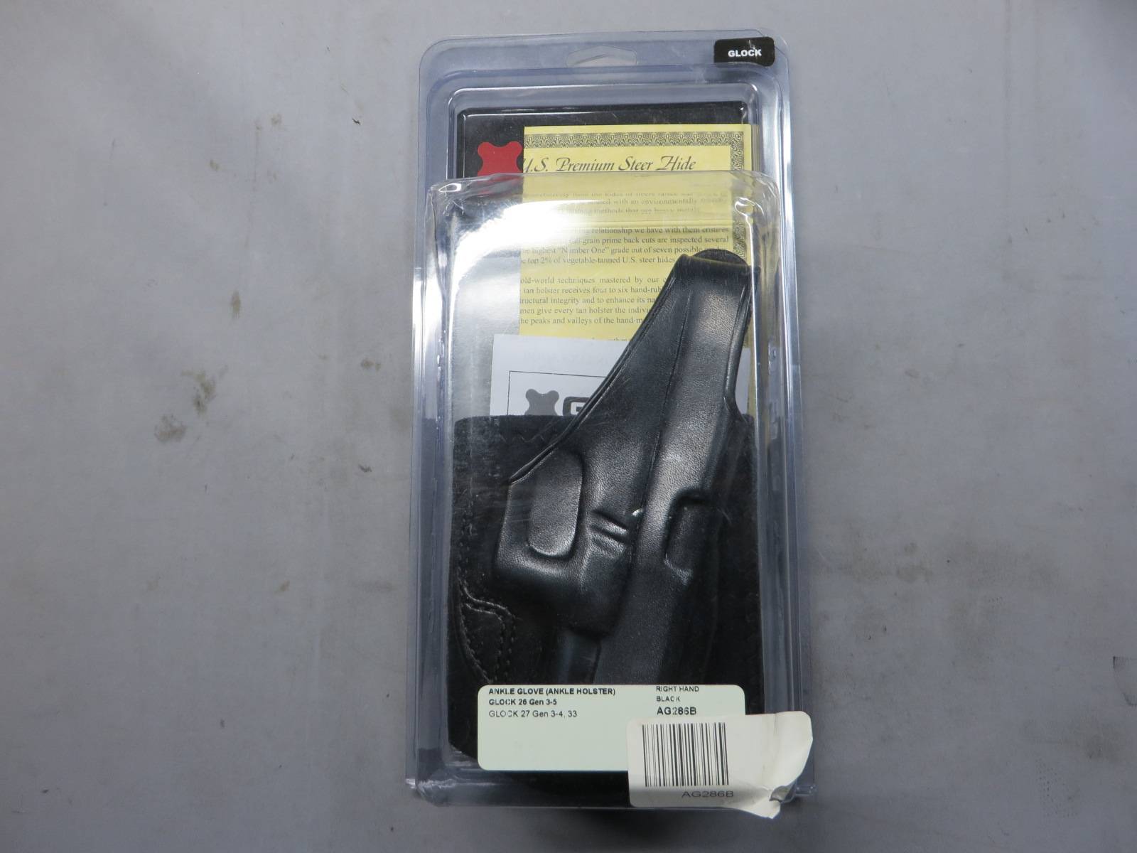 【GALCO】G26 27 33 - アンクル ホルスター AG286B