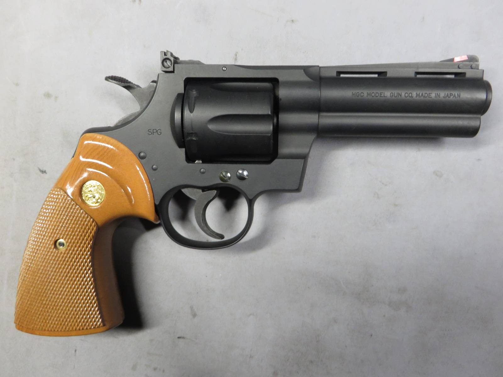 【MGC】コルト パイソン.357Mag 4in HW  モデルガン