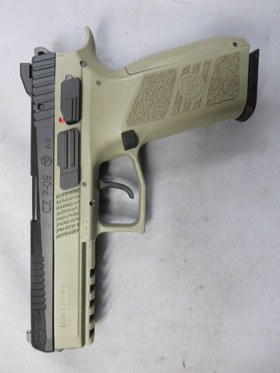【KJワークス】CZ P-09 Duty フレームTAN
