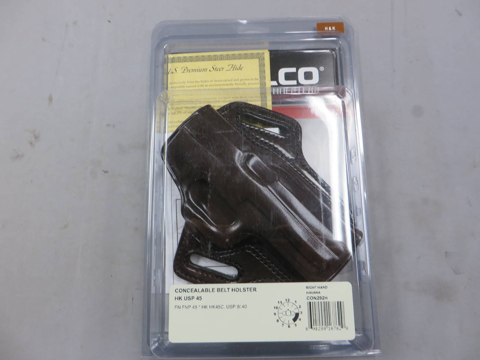 【GALCO】HK USP.45 HK45C・CONCEALABLE ホルスター ハバナ