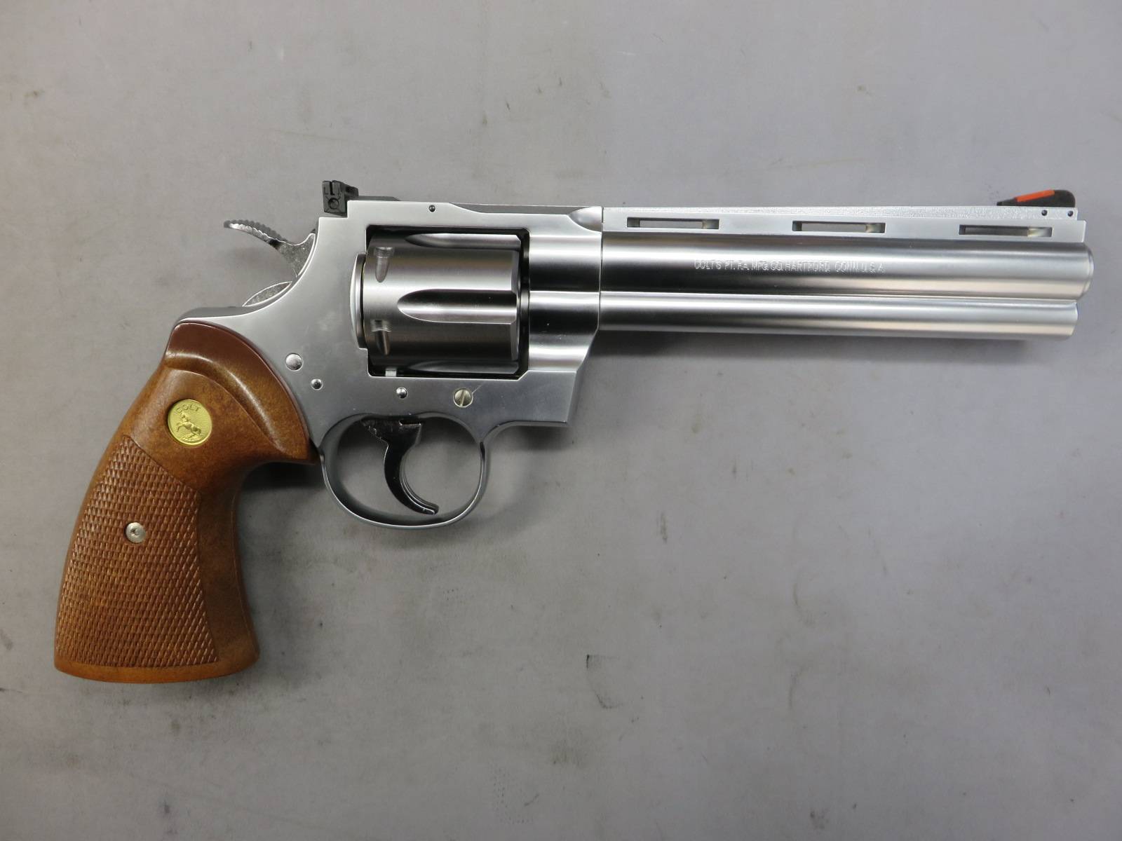 【タナカ】コルトパイソン.357mag 6in R-Model ステンレスフィニッシュ