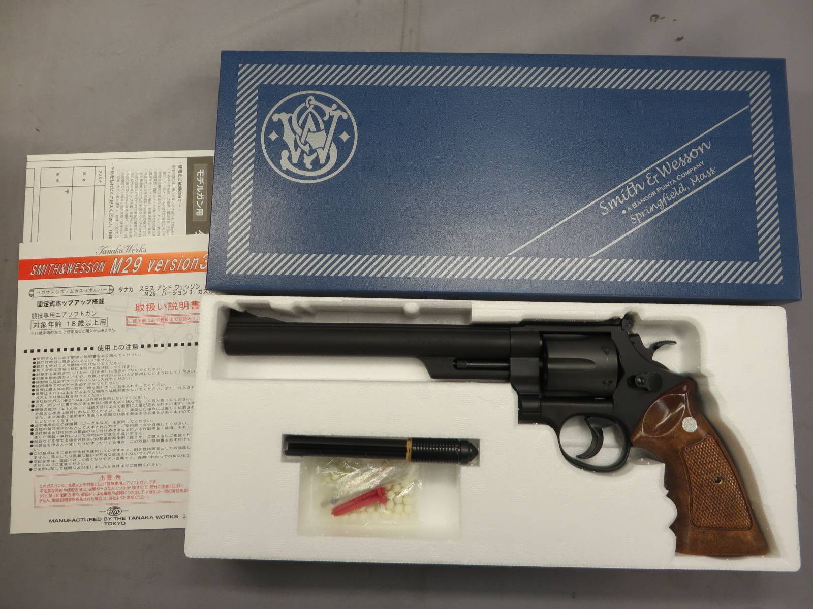 【タナカ】S&W M29 カウンターボアード 8 3/8inch HW Ver.3