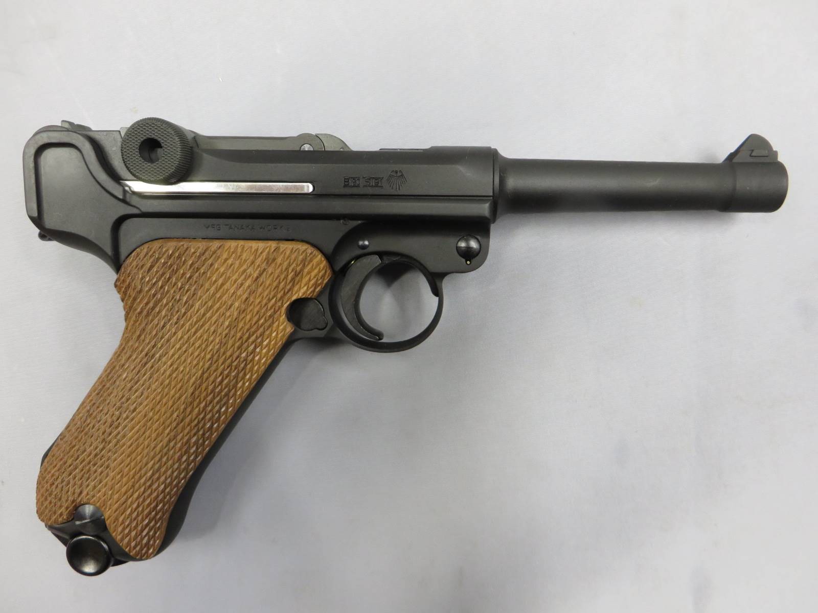 【タナカ】ルガーP08 4in Mauser S/42 Code.K Date 1934 HW / 木製グリップ