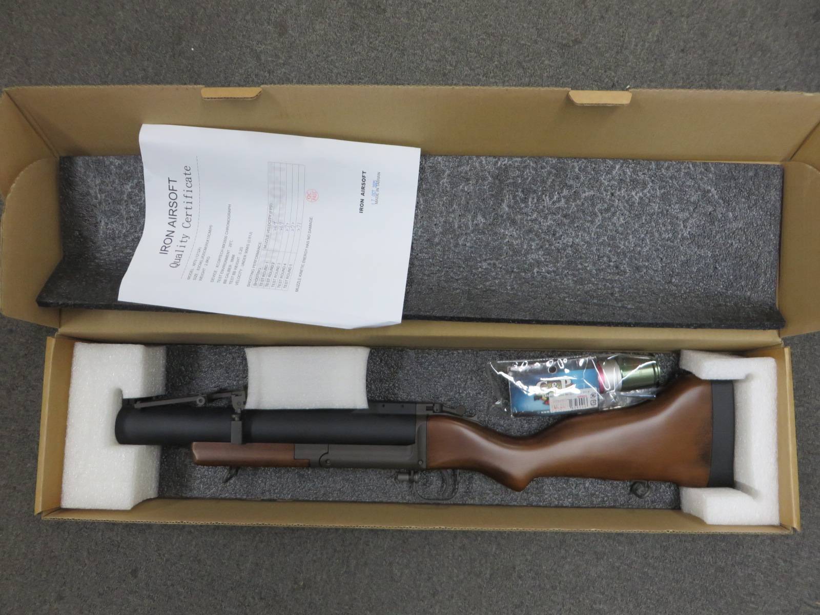 【IRON Airsoft】M79 グレネードランチャー リアルウッド・G&P ガス カート
