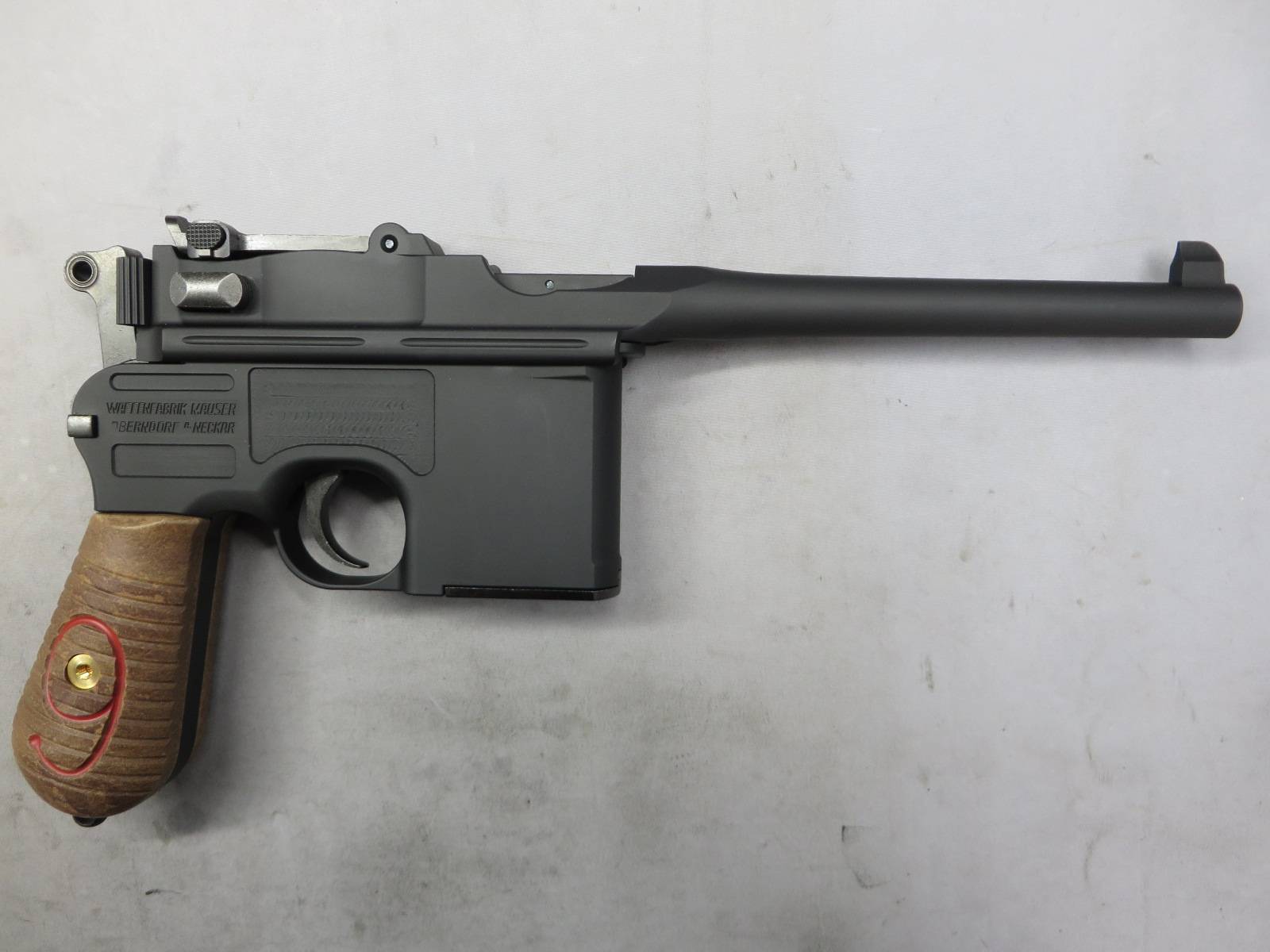 【Action】モーゼル C96 RED9 マットブラック ダミーカート　モデルガン