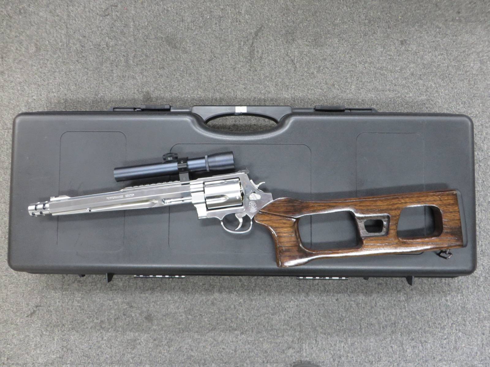 【タナカ】S&W M500・スコープ・木製ストック