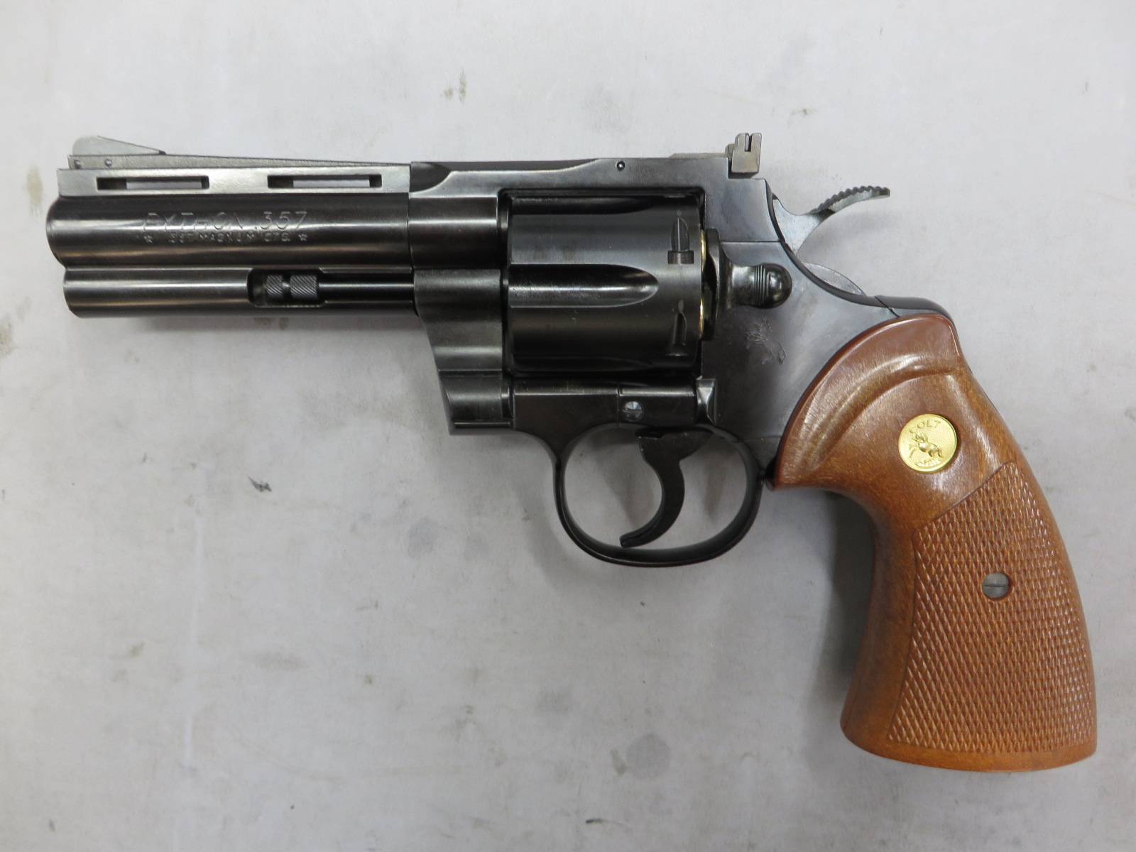 【タナカ】コルトパイソン.357mag 4インチ スチールフィニッシュ
