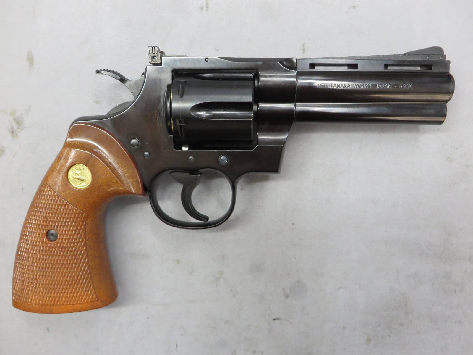 【タナカ】コルトパイソン.357mag 4インチ スチールフィニッシュ