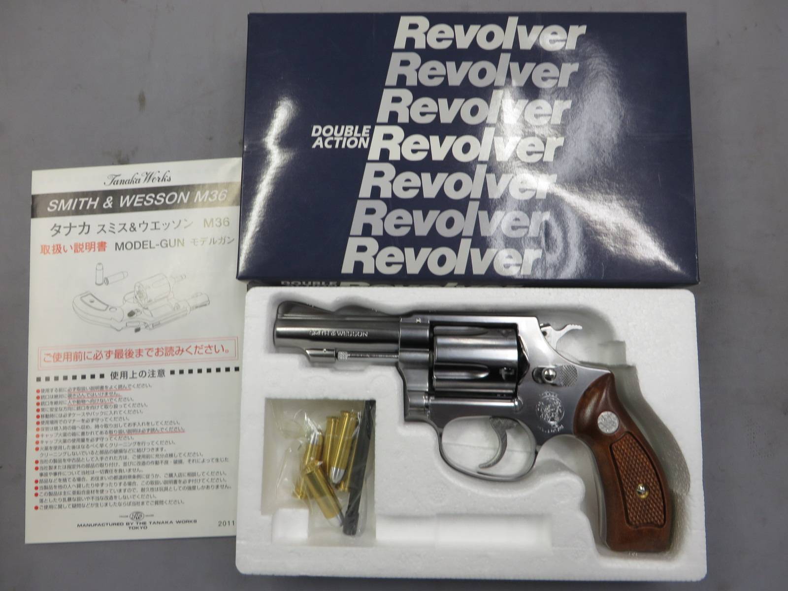 【タナカ】S&W M60 3in ステンレス Ver.2 モデルガン
