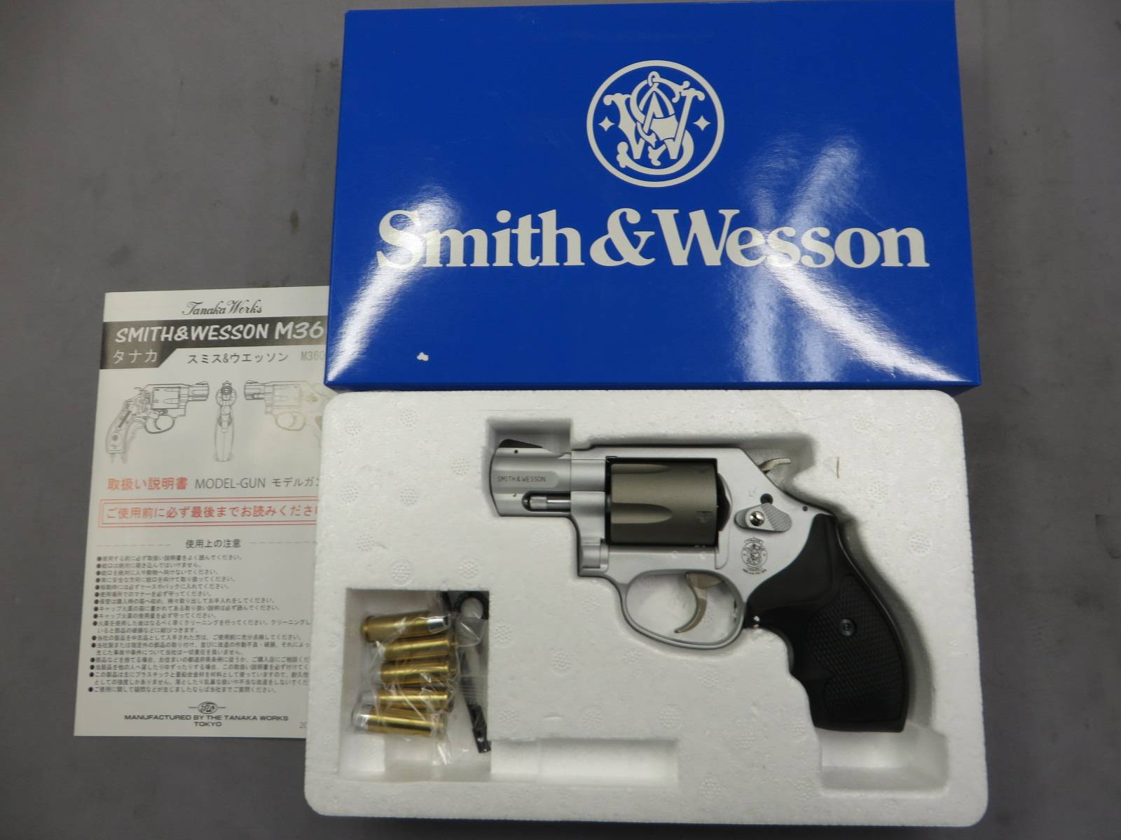 【タナカ】 S&W M360 SC スカンジウム.357マグナム 1-7/8インチ ABS + セラコートフィニッシュ モデルガン