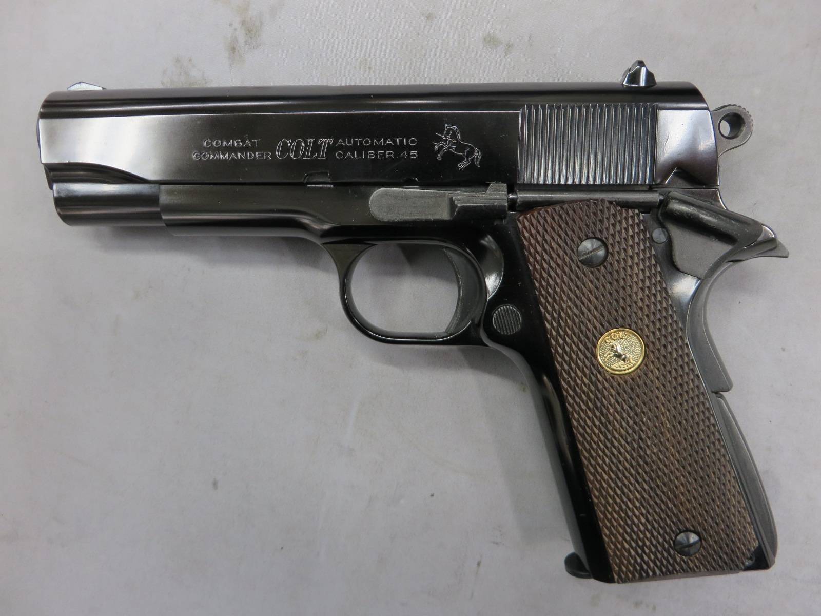 【マルシン】 コルト コンバットコマンダー Wディープブラック モデルガン