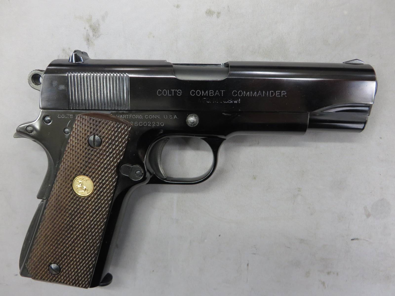 【マルシン】 コルト コンバットコマンダー Wディープブラック モデルガン