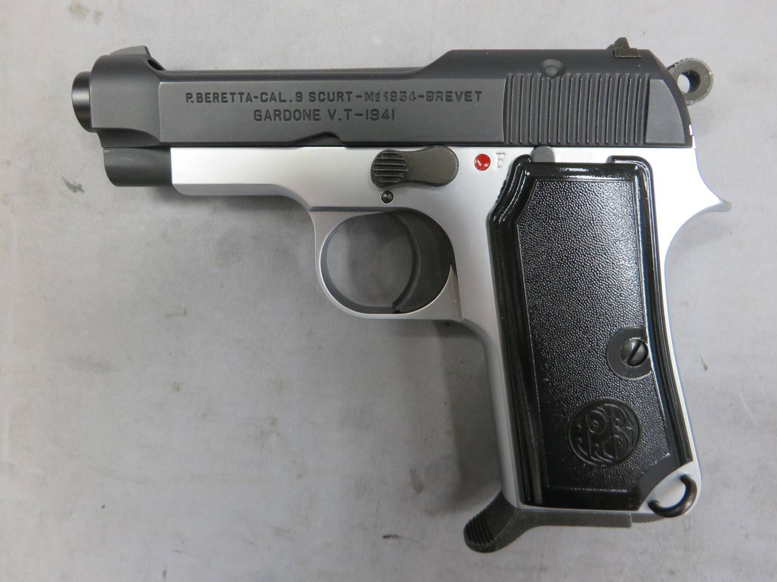 【ウエスタンアームズ】ベレッタM1934 フレームシルバー