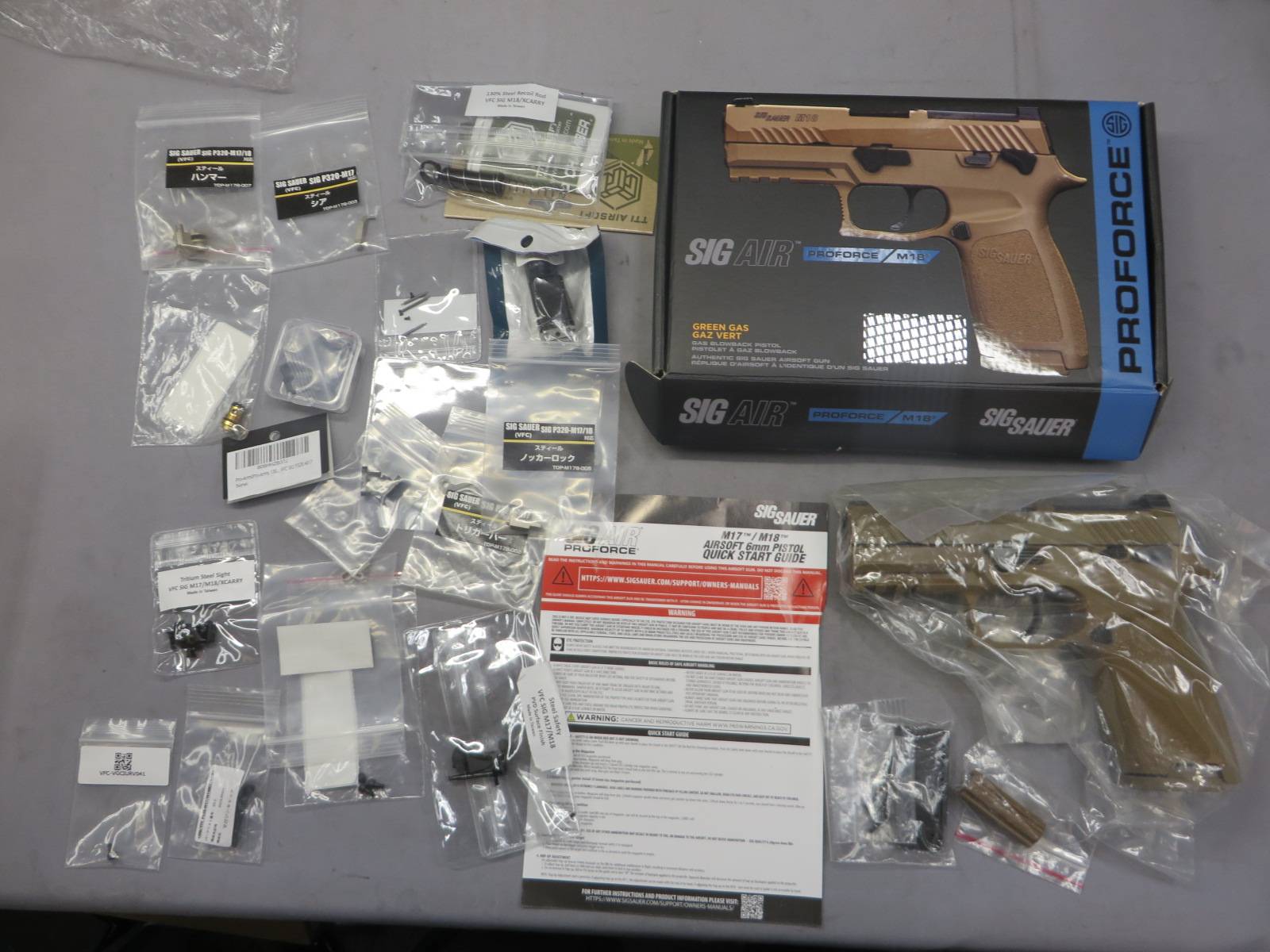 【SIG AIR・VFC】SIG M18 PROFORCE・メタルスライド カスタム