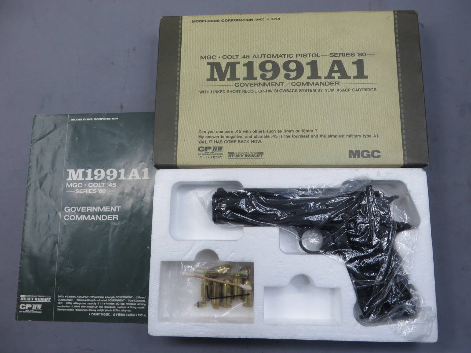 【MGC】M1991A1 ガバメント HW モデルガン