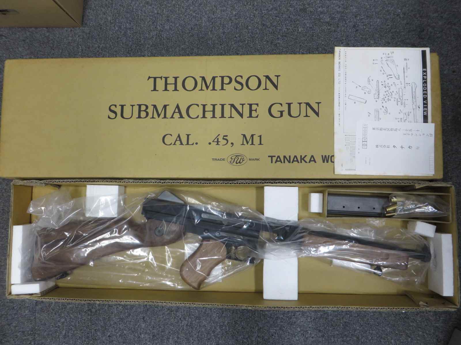 【タナカ】トンプソン M1 Cal.45 サブマシンガン SMG